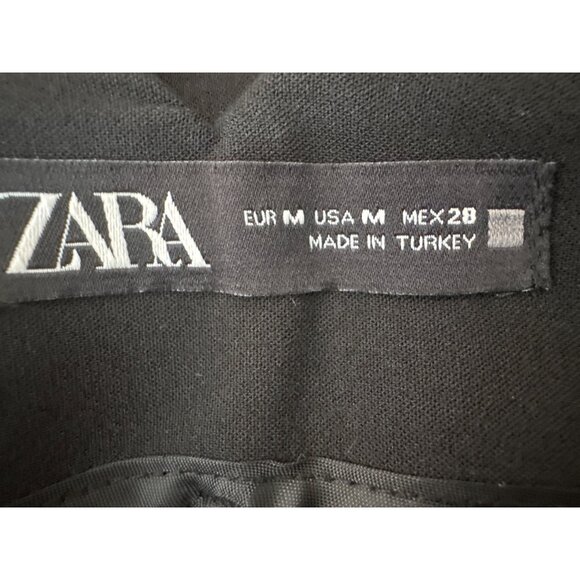 2/$30 ZARA Black Medium High-Waisted Tapered Dress Pants - Picture 4 of 15